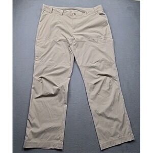 Columbia Pants Mens 40x30 Tan Hiking Stretch Water Resistant Trail